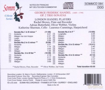 London Handel Players: Trio Sonatas [CD]