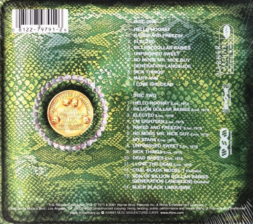 Alice Cooper: Billion Dollar Babies DeLuxe Edition (digipack) [2CD]