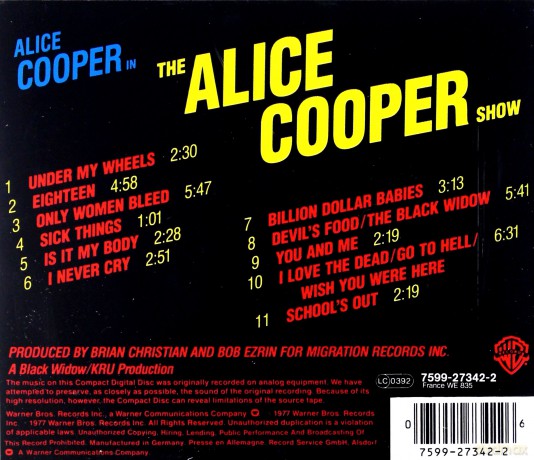 Alice Cooper: Show [CD]