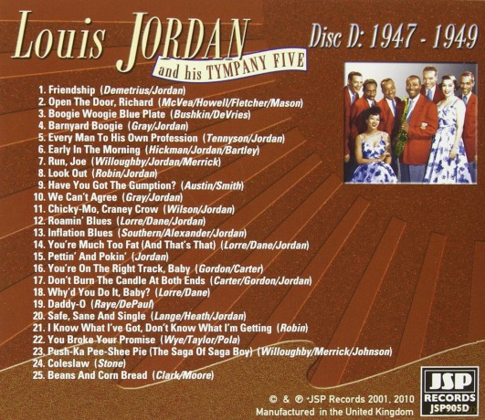 Louis Jordan: And His Tympany Five - The Hits Years [5CD]
