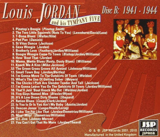 Louis Jordan: And His Tympany Five - The Hits Years [5CD]