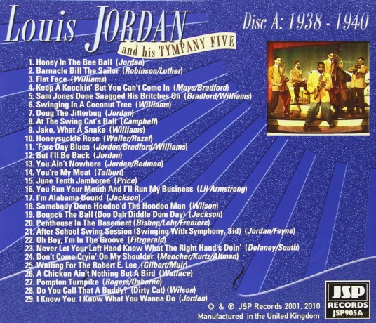 Louis Jordan: And His Tympany Five - The Hits Years [5CD]