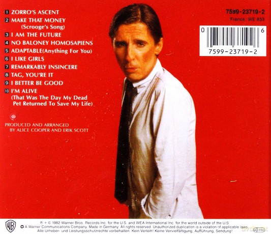 Alice Cooper: Zipper Catches Skin [CD]