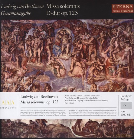 Ludwig Van Beethoven: Missa Solemnis D-Dur Op 123 [2xWinyl]