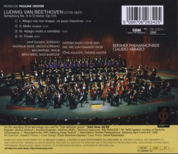 Ludwig Van Beethoven: Symphonie Nr 9 [CD]