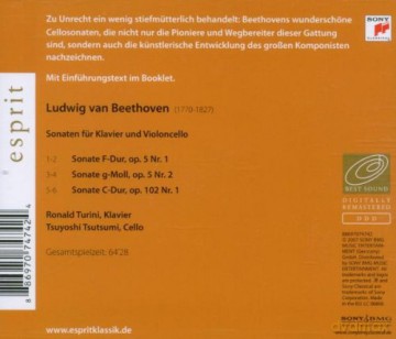 Ludwig Van Beethoven: Cellosonaten [CD]