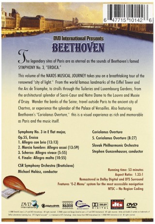 Ludwig Van Beethoven: Symphony No 3 Eroica [DVD]