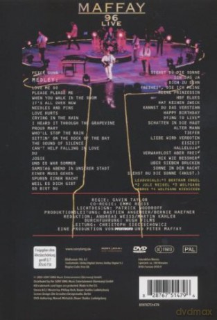 Maffay Peter: 96 Live [DVD]