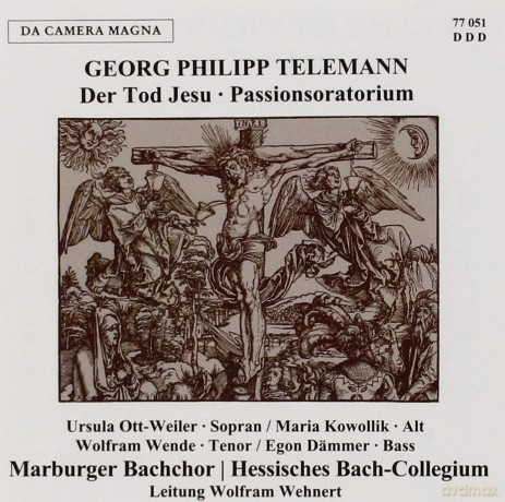 Marburger Bachchor/U.A.: Der Tod Jesu [CD]