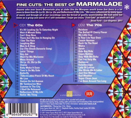 Marmalade: Fine Cuts The Best Of Marmalad [2CD]