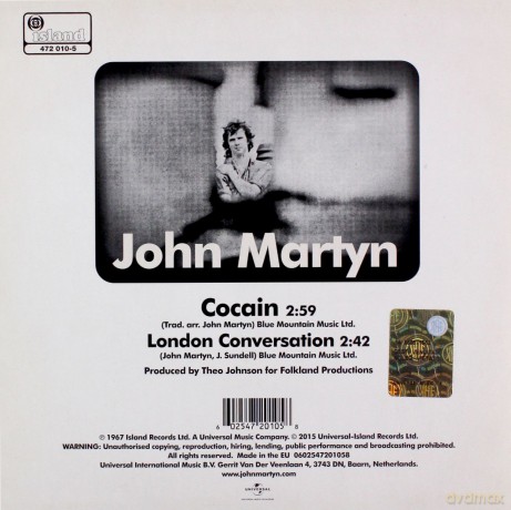 Martyn John: Cocaine - London Conversation - Rsd 2015 Release [Winyl]