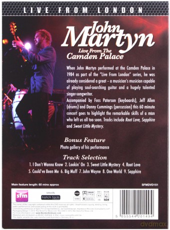 Martyn John: Live From The Camden Palace [DVD]