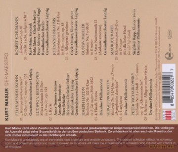 Masur Kurt: The Maestro [CD]