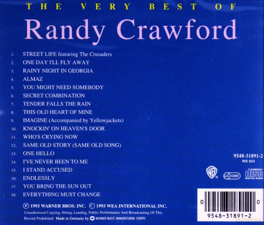 Randy Crawford: The Very Best Of Randy Crawford [CD]
