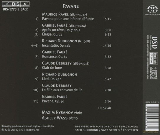 Maxim Rysanov: Pavane [SACD]