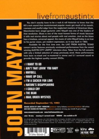 Mayall John: Live From Austin Tx [DVD]