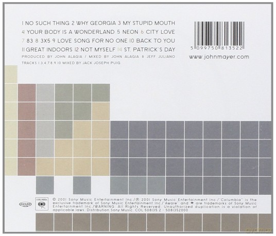 Mayer John: Room For Squares [CD]