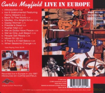 Mayfield Curtis: Live In Europe [CD]
