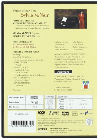 Mcnair Sylvia: Voices Of Our Time [DVD]