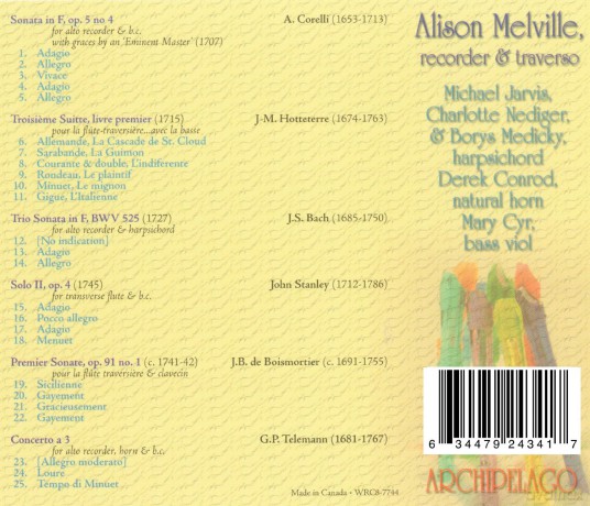 Melville Alison: Archipelago [CD]