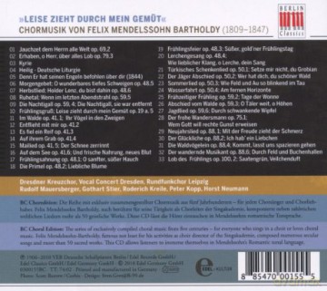 Mendelssohn Felix: Leise Zieht Durch Mein Gemut [CD]