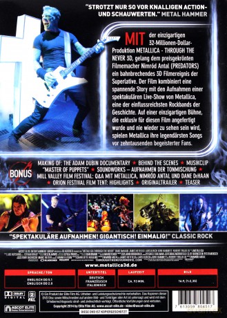 Metallica: Metallica Through The Never [2DVD]