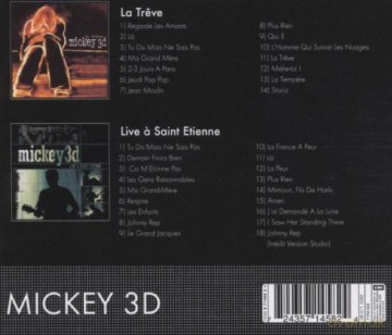 Mickey 3d: La Treve - Live A St Etienne [2CD]