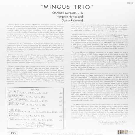 Mingus Charles: Trio [Winyl]