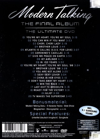 Modern Talking: Final Album - Ultimate DVD [DVD]