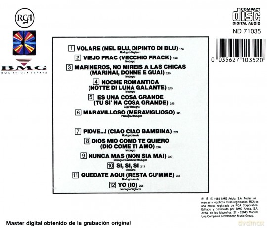 Modugno Domenico: Antologia [CD]