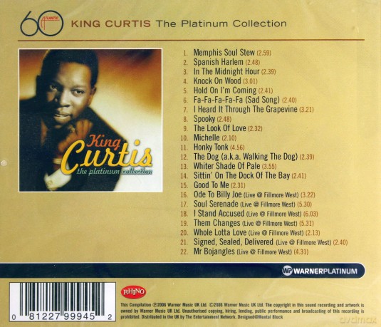 King Curtis: The Platinum Collection [CD]