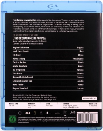 Monteverdi Claudio & De Marchi Alessandro & Christensen & Laszczkowski & Mead -SOLBERG: L Incoronazione Di Poppea [DVD]
