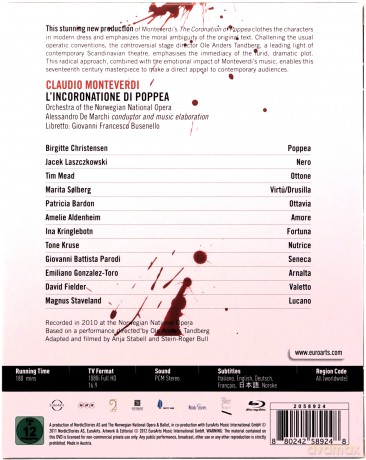Monteverdi Claudio & De Marchi Alessandro & Christensen & Laszczkowski & Mead -SOLBERG: L Incoronazione Di Poppea [DVD]