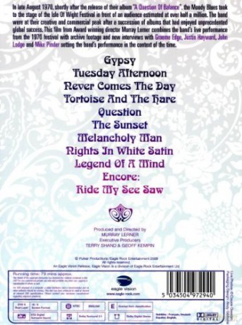 Moody Blues: Threshold Of A Dream - Live At The Isle Of Wight Festival [DVD]