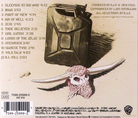 D.A.D.: No Fuel Left For The Pilgrims [CD]