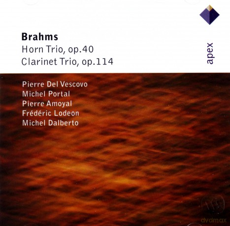 Dalberto/Amoyal/Del Vescovo/Portal: Brahms: Horn Trio, Klarinetten Trio [CD]