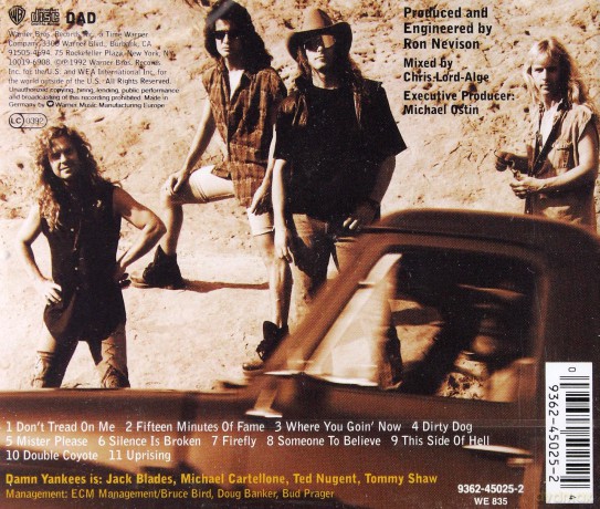 Damn Yankees: Don't Tread [CD]