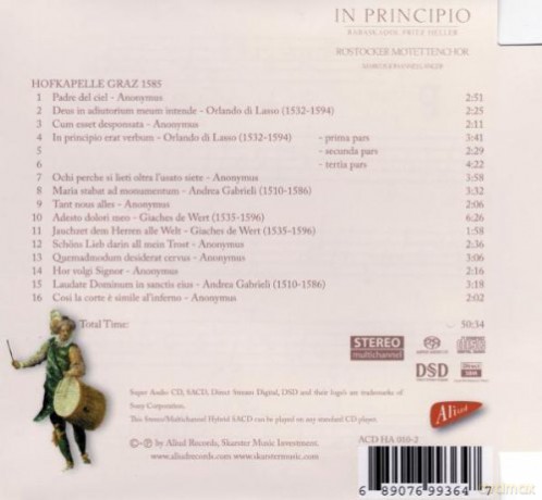Motettenchor Rostocker: In Proncipio [SACD]