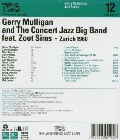 Mulligan Gerry Orchestra: Radio Days vol. 12 [CD]