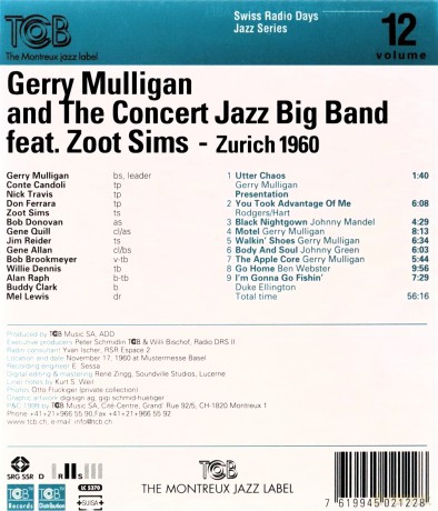 Mulligan Gerry Orchestra: Radio Days vol. 12 [CD]