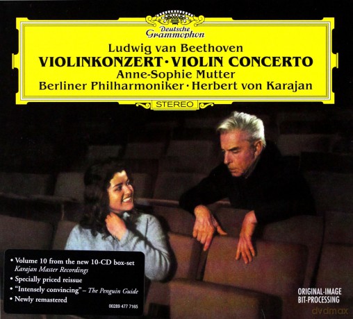 Mutter/Berl.Phil/Kar: Beethoven:Violin Concerto [CD]