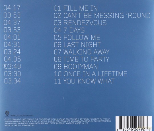 Craig David: Born To Do It [CD]