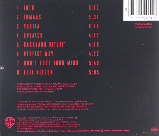 Miles Davis: Tutu [CD]