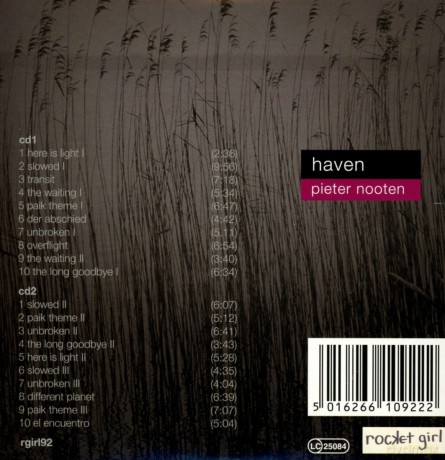 Nooten Pieter: Haven [2CD]