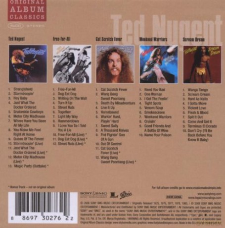 Nugent Ted: Original Album Classics [5CD]