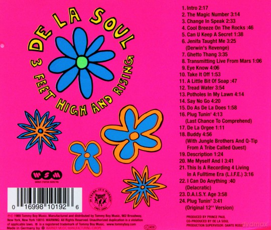 De La Soul: 3 Feet High And Rising (+Bonus) [2CD]