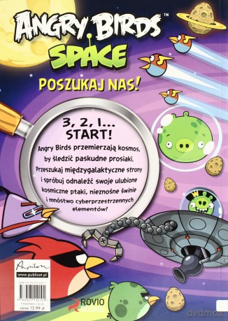 Angry Birds Space Poszukaj Nas! [KSIĄŻKA]