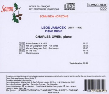 Owen Charles: Piano Music [CD]
