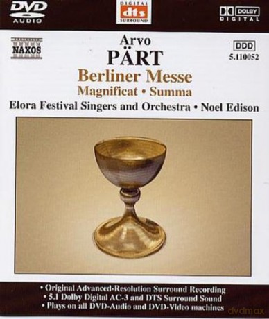 Paert & Edison & Elora Festival Singers & Orchestra: Berliner Messe [DVD]
