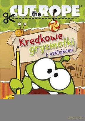 Cut the Rope. Kredkowe gryzmołki z naklejkami [KSIĄŻKA]